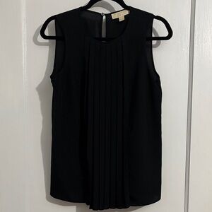 MICHAEL Michael Kors Sleeveless Black Top